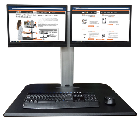 VICTOR® High Rise™ Dual Monitor Standing Desk