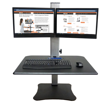VICTOR® High Rise™ Dual Monitor Standing Desk
