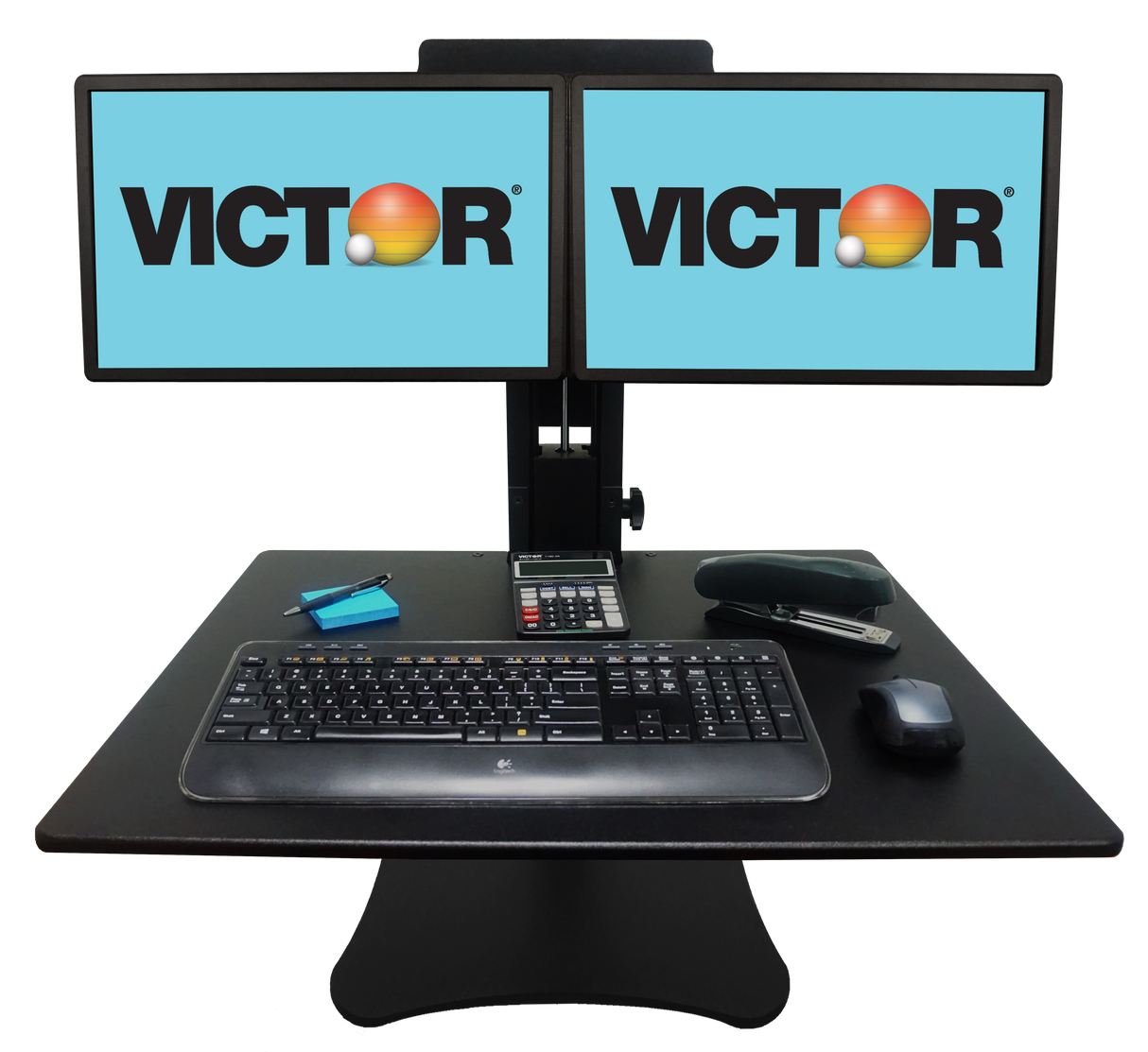 VICTOR® High Rise™ Dual Monitor Standing Desk