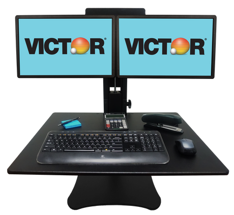 VICTOR® High Rise™ Dual Monitor Standing Desk