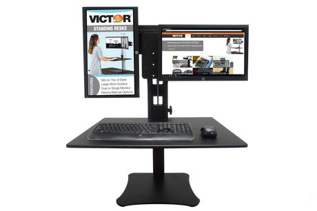 VICTOR® High Rise™ Dual Monitor Standing Desk