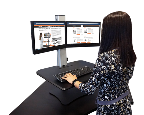 VICTOR® High Rise™ Dual Monitor Standing Desk