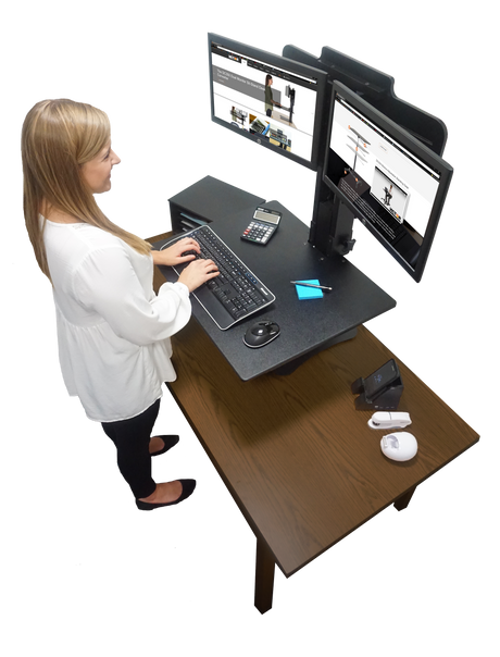 VICTOR® High Rise™ Dual Monitor Standing Desk