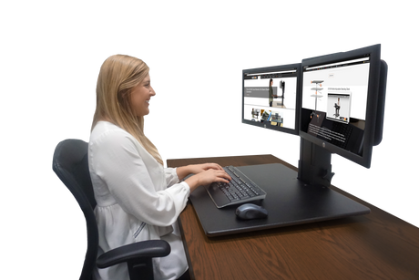 VICTOR® High Rise™ Dual Monitor Standing Desk