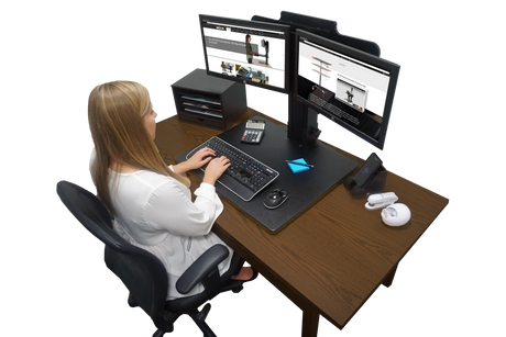 VICTOR® High Rise™ Dual Monitor Standing Desk