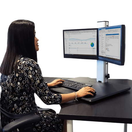 VICTOR® High Rise™ Dual Monitor Standing Desk
