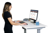 VICTOR® High Rise™ Electric Adjustable Height Full Standing Desk (DC840)