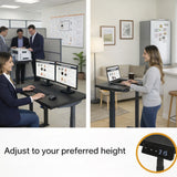 VICTOR® High Rise™ Electric Adjustable Height Full Standing Desk (DC840)