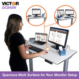 VICTOR® High Rise™ Electric Adjustable Height Full Standing Desk (DC840)