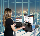 VICTOR® High Rise™ Electric Adjustable Height Full Standing Desk (DC840)