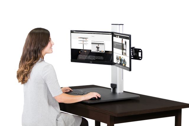 VICTOR® High Rise™ Electric Dual Monitor Standing Desk