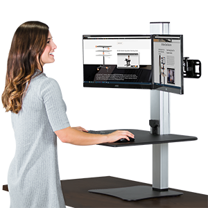 VICTOR® High Rise™ Electric Dual Monitor Standing Desk