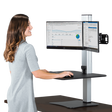 VICTOR® High Rise™ Electric Dual Monitor Standing Desk
