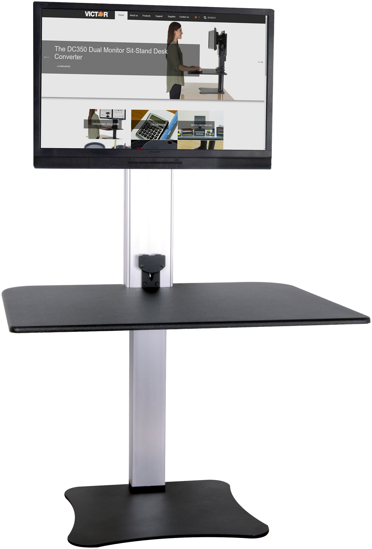 VICTOR® High Rise™ Electric Single Monitor Standing Desk