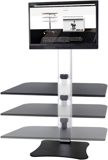VICTOR® High Rise™ Electric Single Monitor Standing Desk
