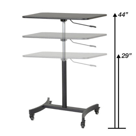 VICTOR® High Rise™ Mobile Adjustable Standing Desk