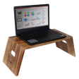 VICTOR® High Rise™ Portable Folding Acacia Wood Laptop Desk
