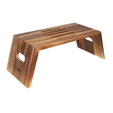 VICTOR® High Rise™ Portable Folding Acacia Wood Laptop Desk