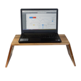 VICTOR® High Rise™ Portable Folding Acacia Wood Laptop Desk