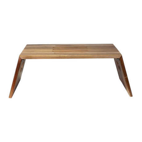 VICTOR® High Rise™ Portable Folding Acacia Wood Laptop Desk