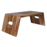 VICTOR® High Rise™ Portable Folding Acacia Wood Laptop Desk