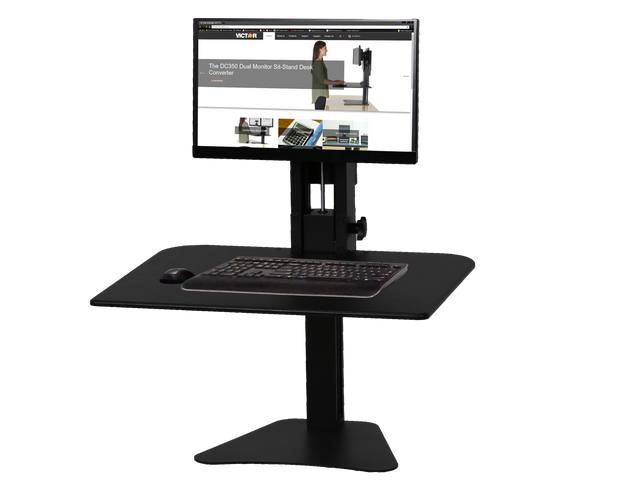 VICTOR® High Rise™ Single Monitor Standing Desk