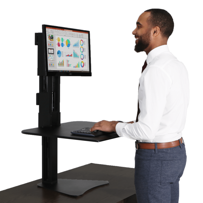 VICTOR® High Rise™ Single Monitor Standing Desk