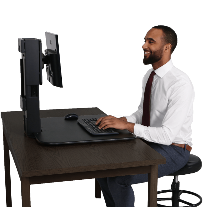 VICTOR® High Rise™ Single Monitor Standing Desk