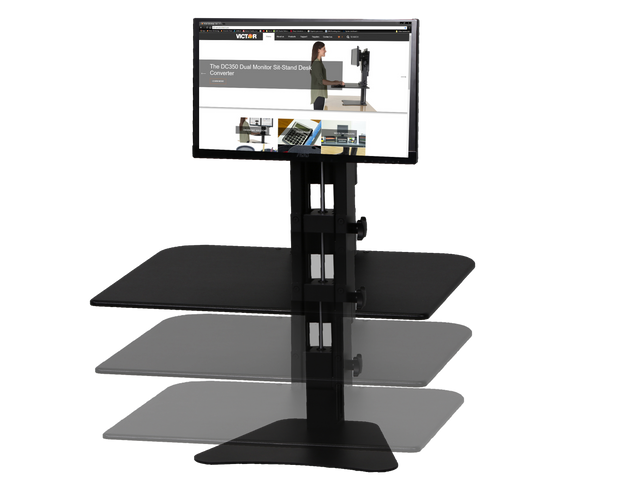 VICTOR® High Rise™ Single Monitor Standing Desk