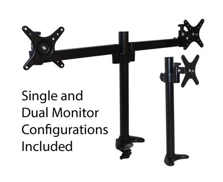 VICTOR® Monitor Mount with Single and Dual Arm Components