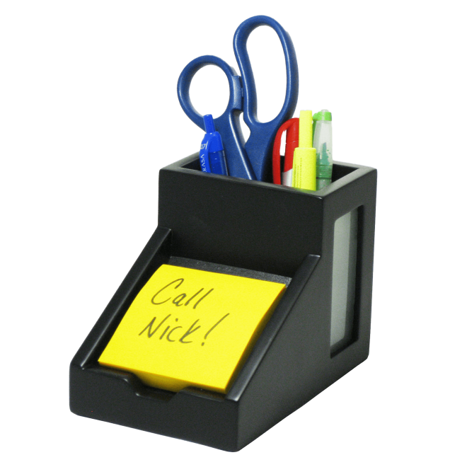 Victor® Pencil Cup with Note Holder