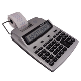 VICTOR® Silver 12-Digit Commercial Printing Calculator