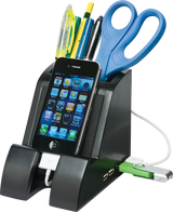 VICTOR® Smart Charge Pencil Cup™ with USB Hub