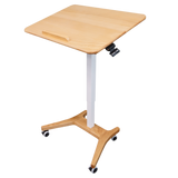 VICTOR® Solid Wood Mobile Standing Desk
