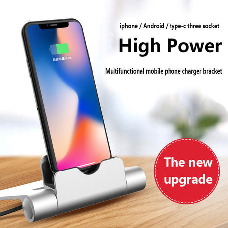 VICTOR® Universal Desktop Phone Charger Stand – USB Cable Charging Dock Base for Smartphones & Office Use