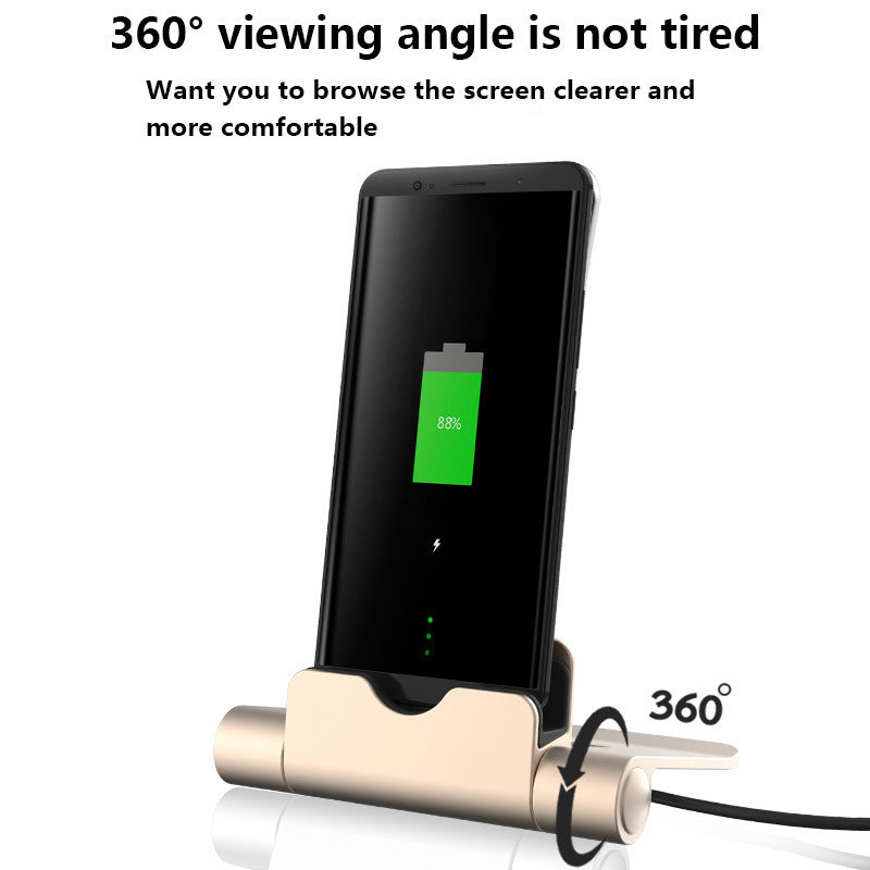 VICTOR® Universal Desktop Phone Charger Stand – USB Cable Charging Dock Base for Smartphones & Office Use