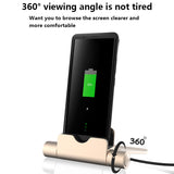 VICTOR® Universal Desktop Phone Charger Stand – USB Cable Charging Dock Base for Smartphones & Office Use
