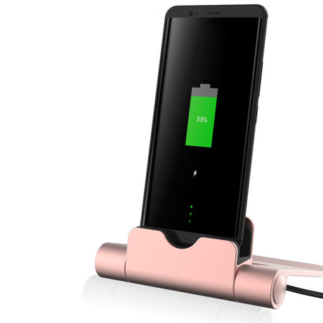 VICTOR® Universal Desktop Phone Charger Stand – USB Cable Charging Dock Base for Smartphones & Office Use