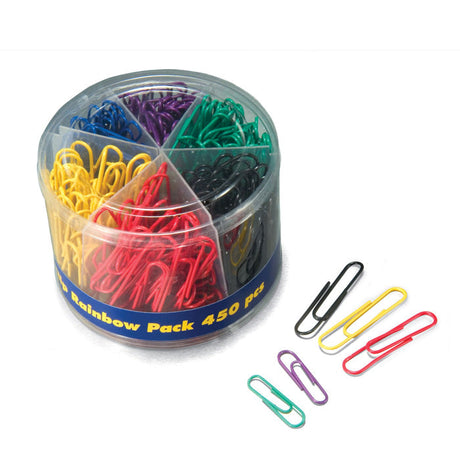 Vinyl Coated Clips and Fasteners - Paper Clips, Assorted