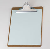 Wood Clipboard - Legal, Single