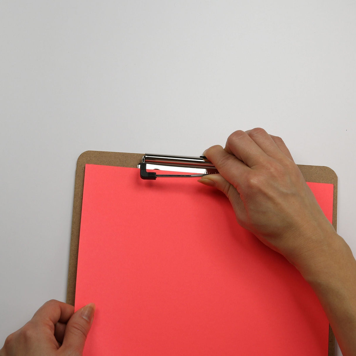 Wood Clipboard with Low Profile Clip