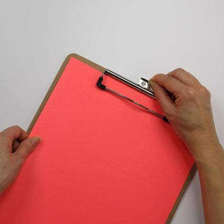 Wood Clipboard with Low Profile Clip