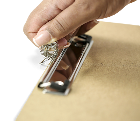 Wood Clipboard with Low Profile Clip and Pen Holder